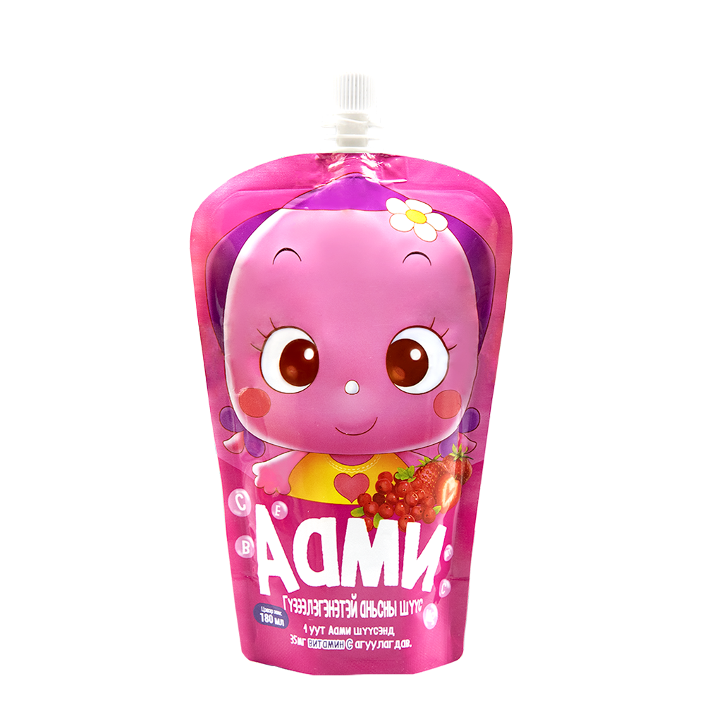 Aamii - Strawberry+Cowberry juice